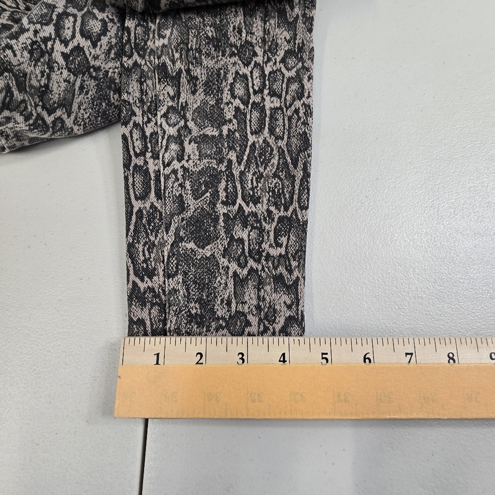 Spanx Stretch Multicolor Snake Python Print Pull … - image 6